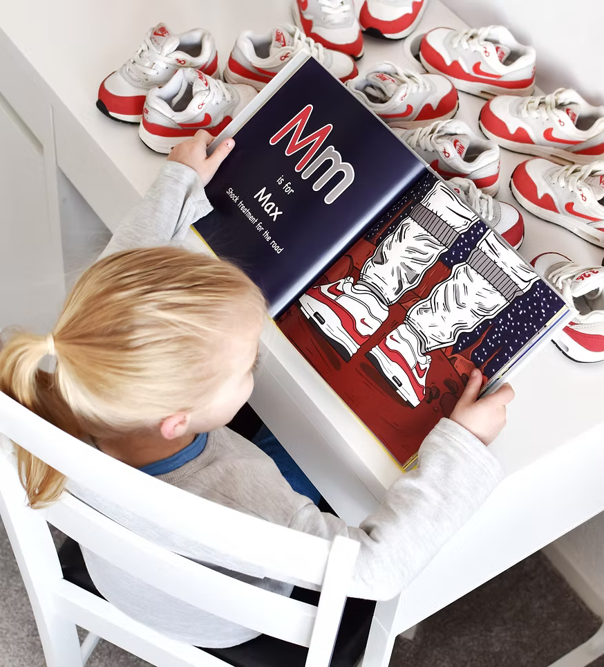Air to Z Sneaker Alphabet Book